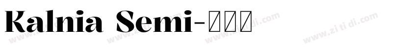 Kalnia Semi字体转换